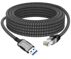 Spacetronik USB-A gigabito tinklo plokštė, 2 m adapterio laidas