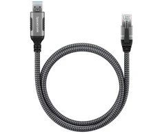 Spacetronik USB-A gigabito tinklo plokštė, 10 m adapterio kabelis
