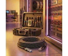 Spacetronik USB-A gigabito tinklo plokštė, 2 m adapterio laidas
