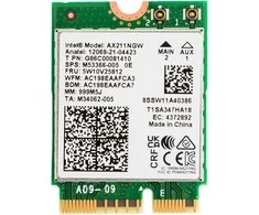 Spacetronik AX211 WiFi 6e BT Intel Dual Band tinklo plokštė