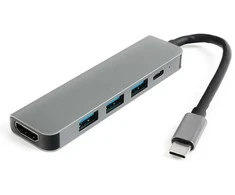 Spacetronik Kelių prievadų SPU-M12 USB-C HDMI USB 3.0 SPU-M12