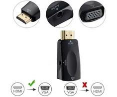 Spacetronik HDMI į VGA + garso keitiklis SPH-VA03