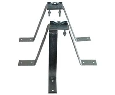 Spacetronik 50cm sieninis stiebo laikiklis su atrama - 2 vnt