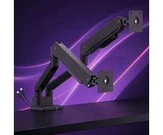 Spacetronik Laikiklis na 2 monitory SPAG123 su portami USB SPAG123