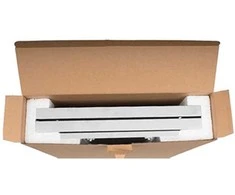 Sieninės lentynos laikiklis 19" 3U 330mm Pilka