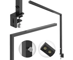 Spacetronik GLOW D22 Pro šoninė LED stalinė lempa, juoda