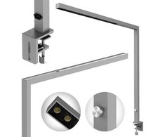 Spacetronik GLOW D22 Pro sidabrinė šoninė LED stalinė lempa