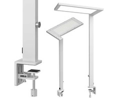 Spacetronik GLOW D24 Pro baltas kampinis LED stalinis šviestuvas