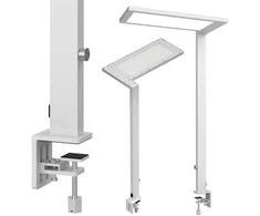 Spacetronik GLOW D24 Pro baltas kampinis LED stalinis šviestuvas