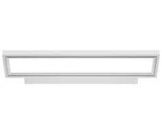 Spacetronik GLOW D24 Pro baltas biuro sieninis šviestuvas
