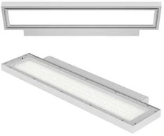 Spacetronik GLOW D24 Pro baltas biuro sieninis šviestuvas
