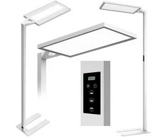 Spacetronik Pastatoma LED lempa GLOW D24 Pro Auto Baltas