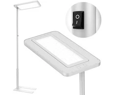 Spacetronik Pastatomas LED toršeras GLOW D20 baltas