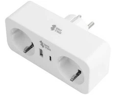 Spacetronik Maitinimo blokas 2xAC 1xUSB 1xUSB-C SPS-PS01W