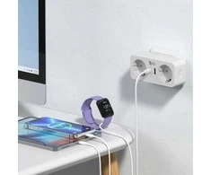 Spacetronik Maitinimo blokas 2xAC 1xUSB 1xUSB-C SPS-PS01W