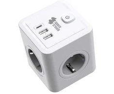 Spacetronik Maitinimo blokas 4xAC 2xUSB 1xUSB-C SPS-C03W