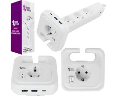 Spacetronik Maitinimo blokas 4xAC 2xUSB 1xUSB-C SPS-PS02W