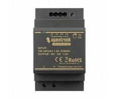 Spacetronik Maitinimo šaltinis DIN 60W 48V 1.25A