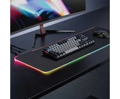 Spacetronik RGB daugiasluoksnis kilimėlis su USB šakotuvu 80x30cm