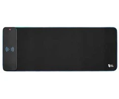 Spacetronik RGB daugiasluoksnis elastanas kilimėlis su Qi įkrovikliu 80x30cm
