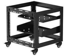 Spacetronik Mobilus serverių stelažas 19" Open Rack Pro-7U
