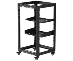 Spacetronik Mobilus serverių stelažas 19" Atviras stelažas Pro-17U