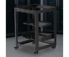 Spacetronik Mobilus serverių stelažas 19" Open Rack Pro-12U