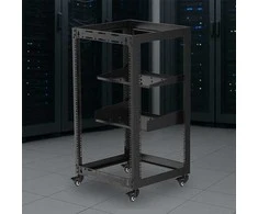 Spacetronik Mobilus serverių stelažas 19" Atviras stelažas Pro-17U