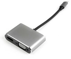 Spacetronik Daugiaprievadis USB-C su HDMI + VGA SPU-M11