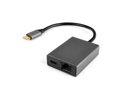 Spacetronik Daugiaportis USB-C su USB-C + RJ45 SPU-M08 gigabito