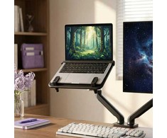 Spacetronik Nešiojamojo kompiuterio platforma VESA laikikliui, juoda