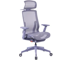Spacetronik Ergonominė biuro kėdė su tinkleliu ir 3D porankiais, violetinė