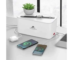 Spacetronik Organizer BOX įkrovimo stotelė su 5xAC 3xUSB juostele