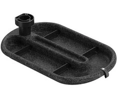Spacetronik Veltinis po stalu esantis organizatorius 360 SPB136B juodas