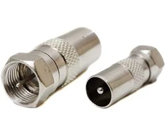 Spacetronik F adapteris: F kištukas – IEC antenos kištukas