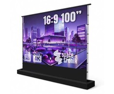 Spacetronik Podłgowy ekran elektrinis 100" 16:9 UST ALR PRS-G