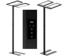 Spacetronik GLOW D24 Pro Auto dvigubas toršeras, juodas
