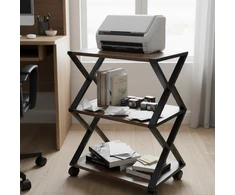Spacetronik Laisvai pastatoma grindų lentyna ant ratukų SPC114BR