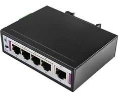 Šakotuvas Spacetronik Pramoninis PoE jungiklis 4x 10/100M + 1x RJ45 Uplink
