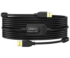 Spacetronik USB 2.0 prailginimo kabelis ekranuotas 15 m