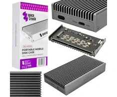 Spacetronik Nešiojamasis M.2 NVME diskų korpusas SPU-HDC03