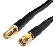 Spacetronik Antenos kabelis SMA kištukas SMA lizdas LMR240 3m