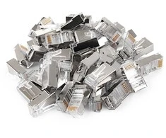 Spacetronik RJ45 kištukas kat. 5e FTP NC-RJ455FT-0 25vnt