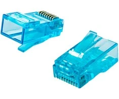 Spacetronik RJ45 kištukas, praėjimo kat.6 UTP PT-RJ456UB-1 100 vnt.