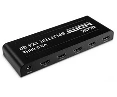 Šakotuvas Spacetronik HDMI skirstytuvas 1x4 SPH-RS104_V20 60 Hz 4K HDR