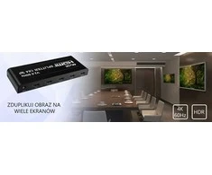Šakotuvas Spacetronik HDMI skirstytuvas 1x4 SPH-RS104_V20 60 Hz 4K HDR