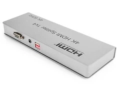 Šakotuvas Spacetronik HDMI skirstytuvas 1x4 SPH-RS104_V46 4K 60 Hz CEC