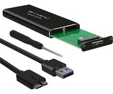 Spacetronik SPU-HDB01 M.2 SSD kietojo disko skaitytuvas