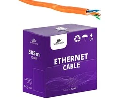 Spacetronik Skrętka CAT5e U/UTP AWG24 CU POE PVC Eca 305m