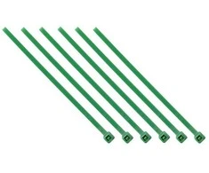 Spacetronik SPACE kabelio raištis 100x2,5mm. žalias